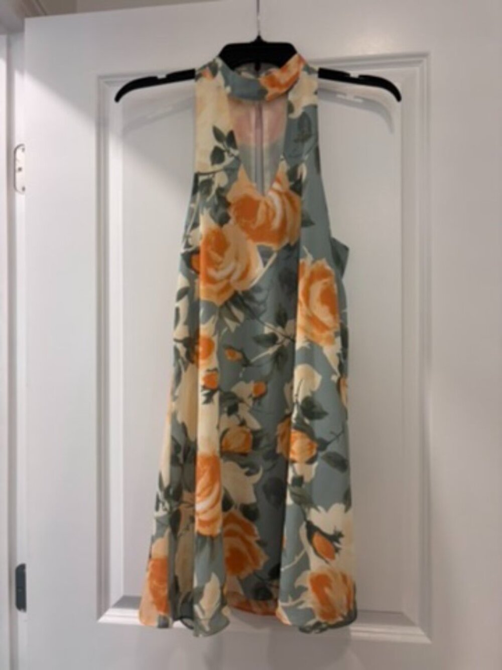 Lulus Part of Your World Dusty Sage Floral Print Swing Dress - Picture 5 of 13